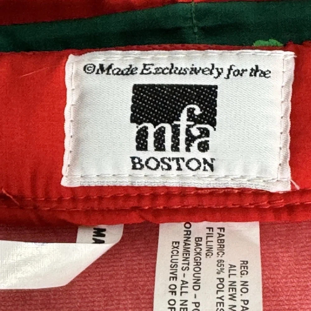 Vtg Countdown to Christmas Plush‎ Advent Calendar MFA Boston MISSING 1 Piece